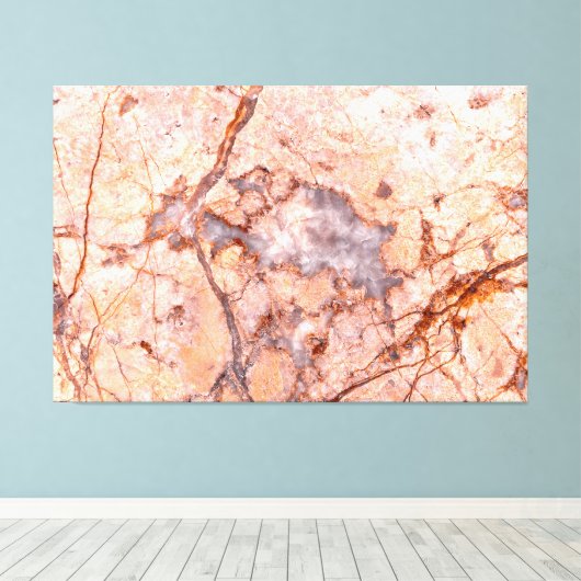 Marmer en kwarts canvas afdruk (Insitu (Houten vloer))