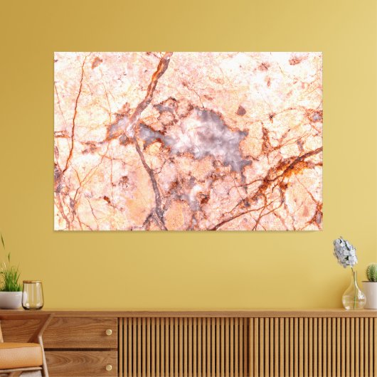 Marmer en kwarts canvas afdruk (Insitu (Woonkamer))
