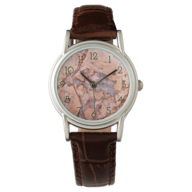 Marmer en kwarts horloge (Voorkant)