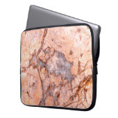 Marmer en kwarts laptop sleeve (Voorkant Links)