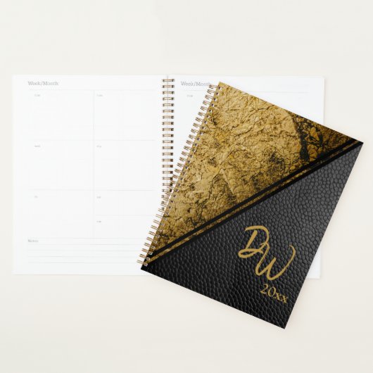 Marmer en leder planner (Display)
