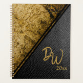 Marmer en leder planner (Voorkant)