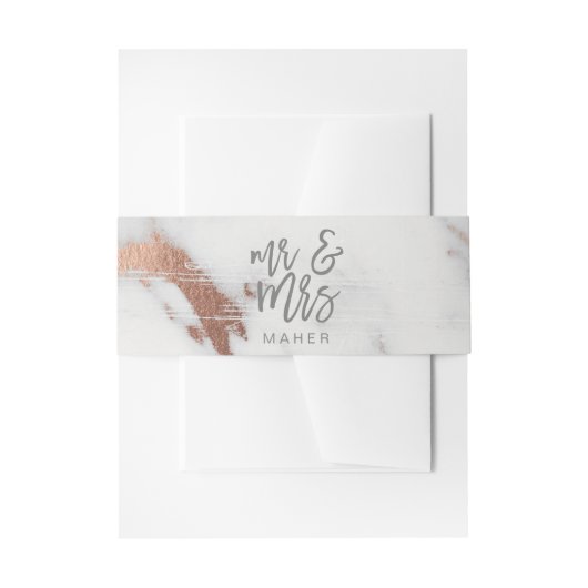 MARMER EN METAAL UITNODIGINGEN WIKKEL (Voorkant Voorbeeld)