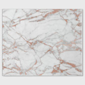 Marmer- en Roos Gold-cadeaupapier Cadeaupapier (Vlak)