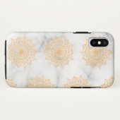 marmer en sierpatroon Case-Mate iPhone case (Achterkant (horizontaal))