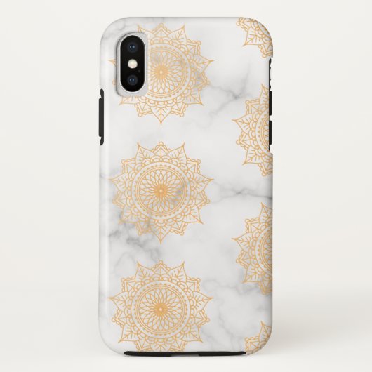 marmer en sierpatroon Case-Mate iPhone case (Achterkant)