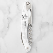 Marmer en tijgerkop kurkentrekker (Achterkant)