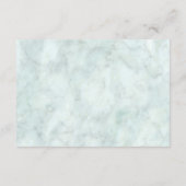 Marmer Eucalyptus Groenelementen Gouden Trouwdetai Informatiekaartje (Achterkant)