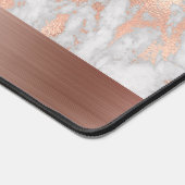 Marmer Faux Roos Goud Metallic Business Bureaumat (Hoek)