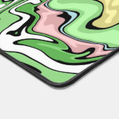 Marmer Fluid Art Pour Schilderij Stijl Bureaumat (Hoek)