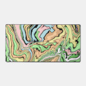 Marmer Fluid Art Pour Schilderij Stijl Bureaumat (Voorkant)