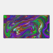 Marmer Fluid Art Pour Schilderij Stijl Bureaumat (Voorkant)