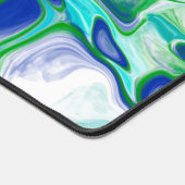 Marmer Fluid Art Pour Schilderij Stijl Bureaumat (Hoek)