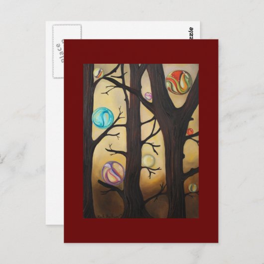 Marmer Forest Briefkaart (Voorkant / Achterkant)