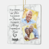 Marmer Foto Sympathie Memorials Keepomwille Keramisch Ornament (Links)