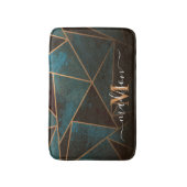 Marmer Geometric Abstract Badmat (Voorkant Verticaal)