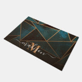 Marmer Geometric Abstract Deurmat (Schuin)