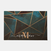 Marmer Geometric Abstract Deurmat (Voorkant)