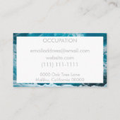 marmer gletsjer visitekaartje (Achterkant)