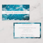 marmer gletsjer visitekaartje (Voorkant / Achterkant)