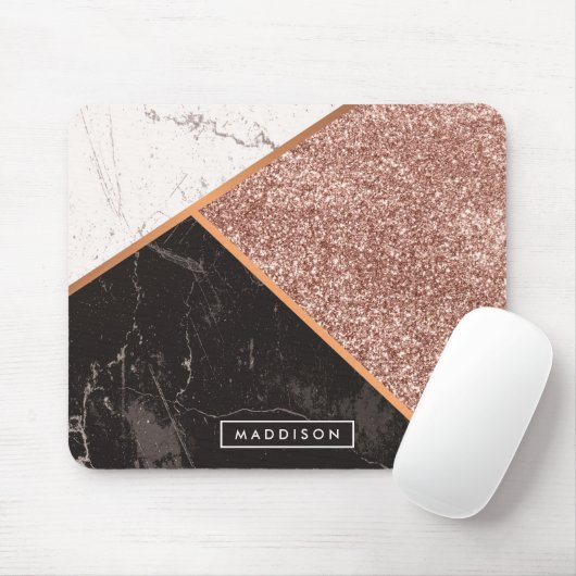 Marmer & Glitter Moisac Muismat (Met muis)