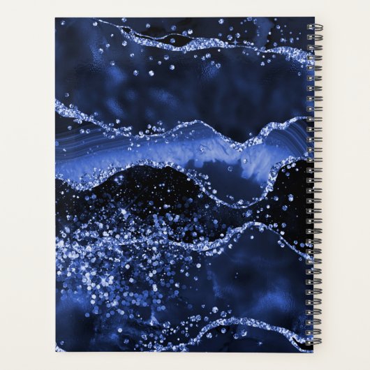 marmer glitter monogram 2023 marmer marmer marmer  planner (Achterkant)