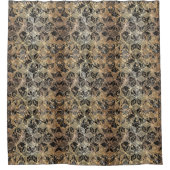 Marmer & Gold Geometric Pattern Douchegordijn (Voorkant)