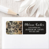 Marmer & Gold Geometric Pattern Etiket (Insitu)