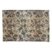 Marmer & Gold Geometric Pattern Kussensloop (Voorkant)