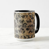 Marmer & Gold Geometric Pattern Mok (Voorkant rechts)