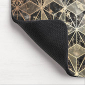 Marmer & Gold Geometric Pattern Muismat (Hoek)