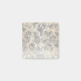 Marmer & Gold Geometric Pattern Post-it® Notes