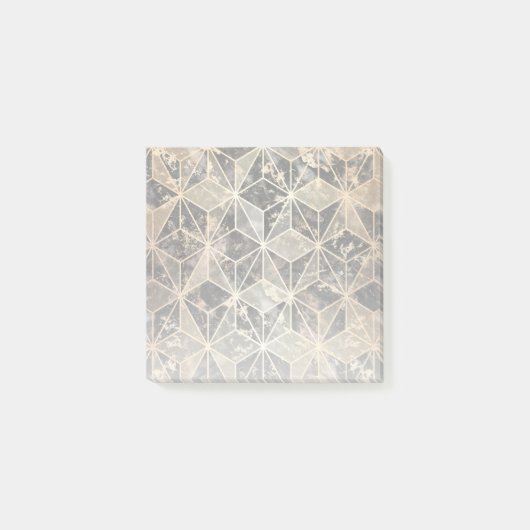 Marmer & Gold Geometric Pattern Post-it® Notes (Voorkant)