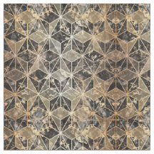 Marmer & Gold Geometric Pattern