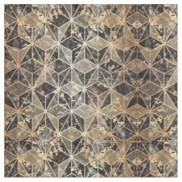 Marmer & Gold Geometric Pattern Stof