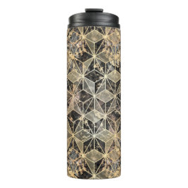 Marmer & Gold Geometric Pattern Thermosbeker
