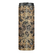 Marmer & Gold Geometric Pattern Thermosbeker (Achterkant)
