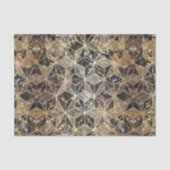 Marmer & Gold Geometric Pattern Tissuepapier (Voorkant)