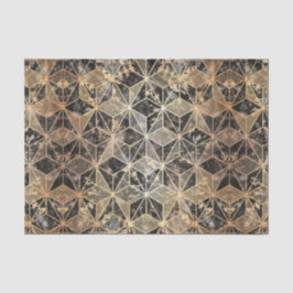 Marmer & Gold Geometric Pattern Tissuepapier