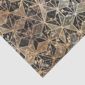 Marmer & Gold Geometric Pattern Tissuepapier (Detail)