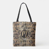 Marmer & Gold Geometric Pattern Tote Bag (Achterkant)