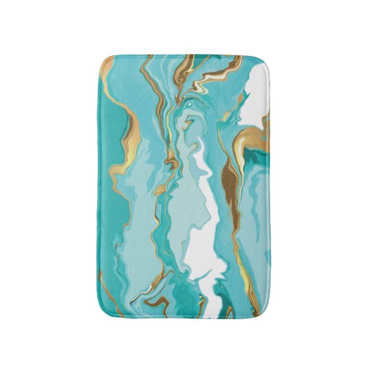 Marmer, goud: abstracte  achtergrond. badmat (Voorkant Verticaal)