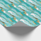 Marmer, goud: abstracte achtergrond. cadeaupapier (Hoek)