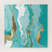 Marmer, goud: abstracte achtergrond. legpuzzel (Horizontaal)