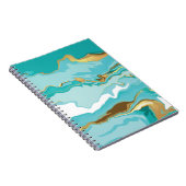 Marmer, goud: abstracte  achtergrond. notitieboek (Rechterzijde)