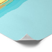 Marmer, goud: abstracte  achtergrond. poster (Hoek)