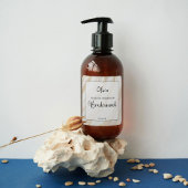 Marmer & Goud Bruidsmeisje Kaars Label Sticker