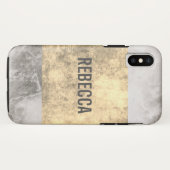 marmer goud grunge Case-Mate iPhone case (Achterkant (horizontaal))