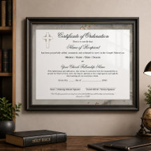 Marmer & Goud Ouderling Certificaat van Opleiding