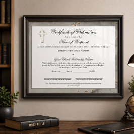 Marmer & Goud Ouderling Certificaat van Opleiding